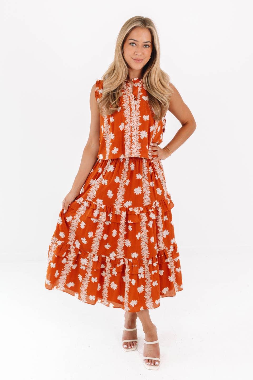 J.Marie Collections - Wholesale Top & Skirt Set - Women's - Aubrey Midi Skirt Set