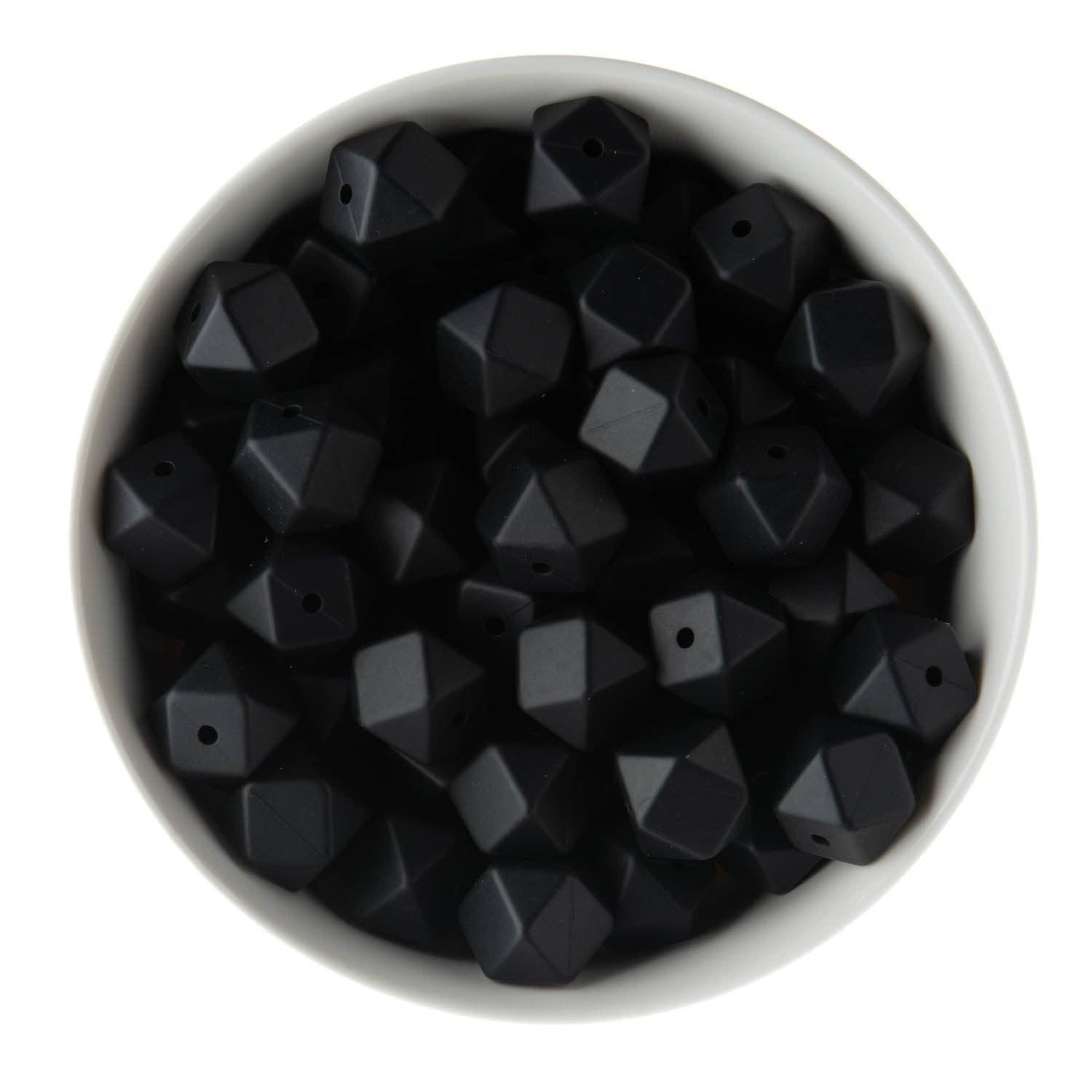 Cara & Co Silicone Craft Supply – wholesale Beads – 14mm Hexagon Silicone Beads1