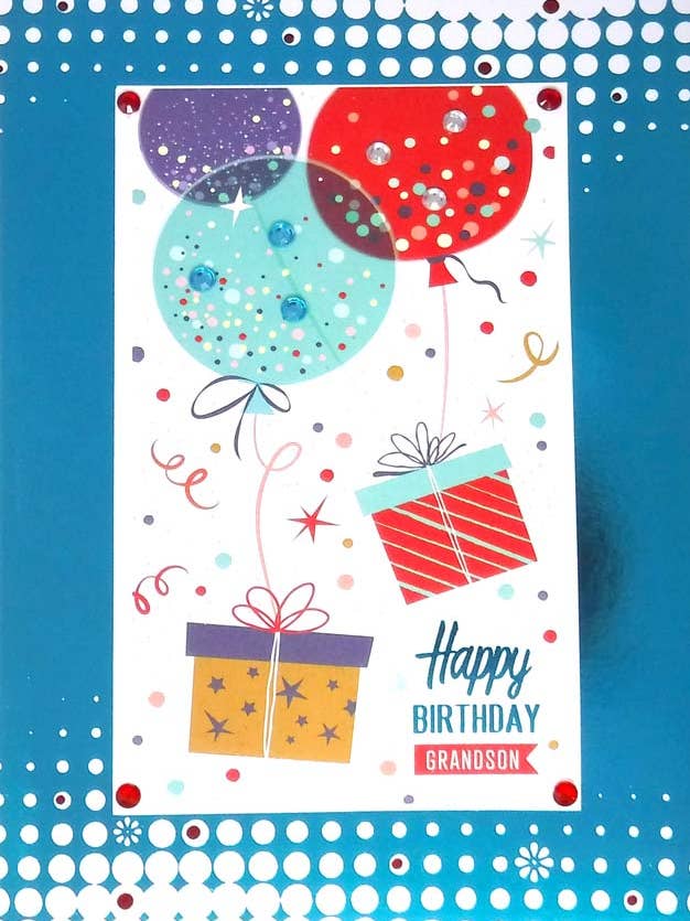 RDG Family Birthday Cards - Religious/Grandson (3pk) for wholesale by A-Line Greetings