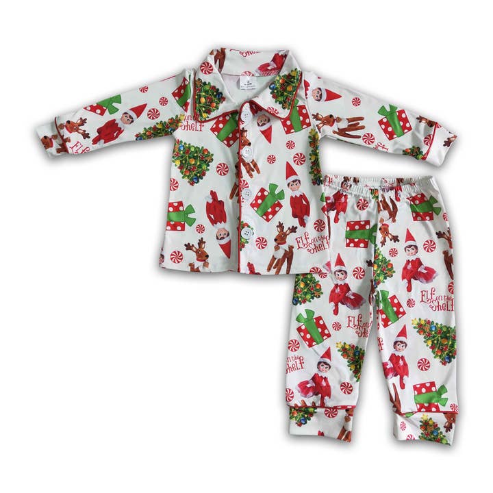 Pyjama de Noël garçon imprimé mignon pour la vente par Yawoo Garments