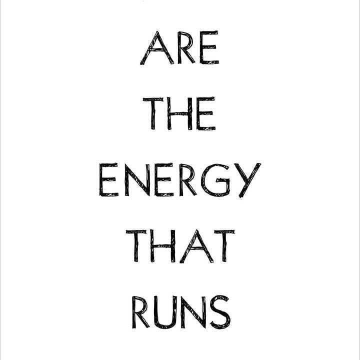I Am the Energy That Runs the World for wholesale by Quippy Brand