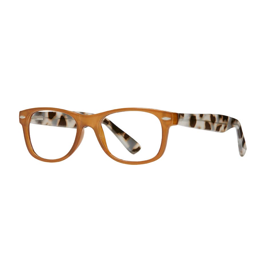 Blue Planet Eco-Eyewear - Wholesale Eyeglasses - Men's - Avery - Mocha / Ivory Tortoise - Blue Light Filtering0