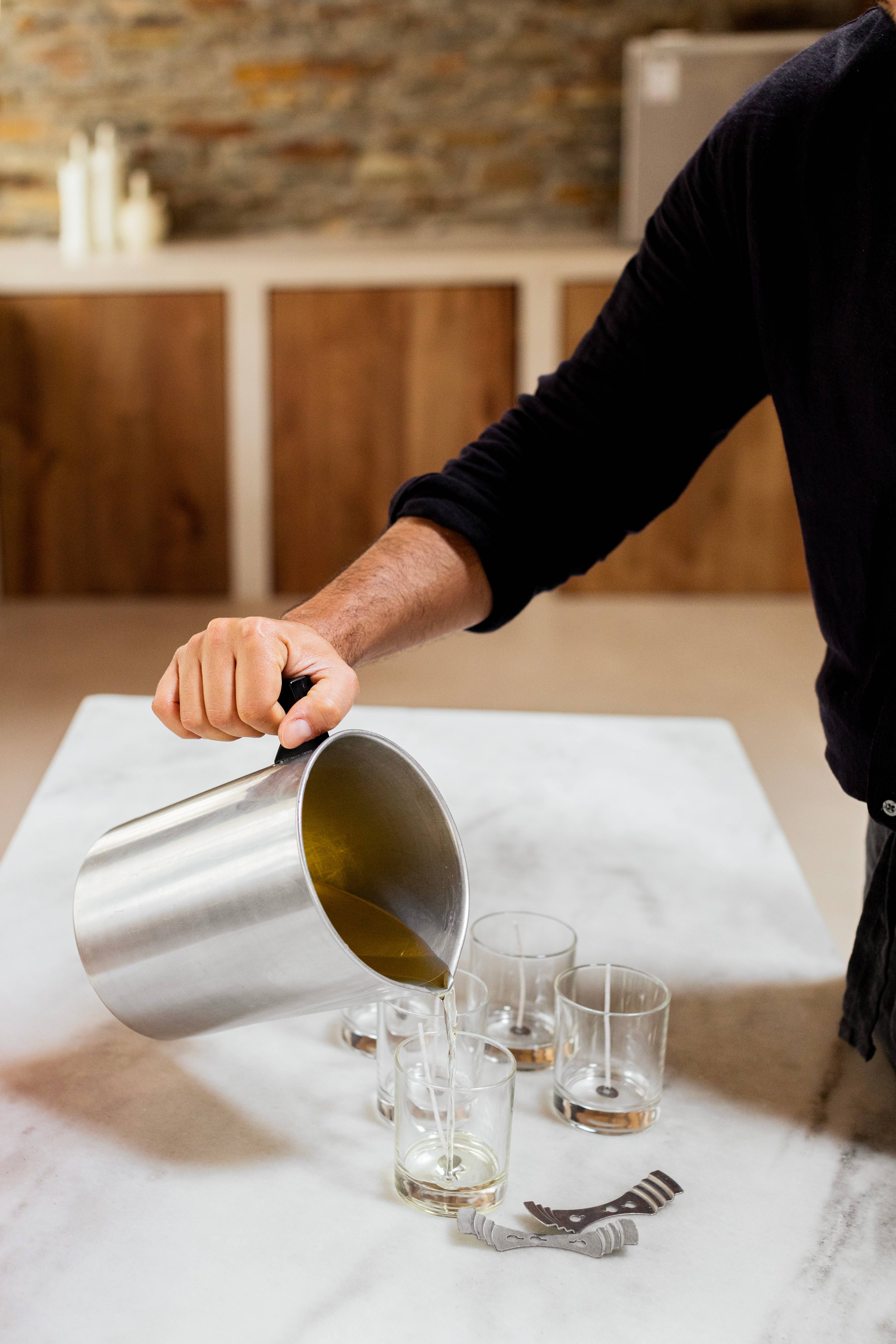 ELEVEN PEOPLE – Suporte de vela por atacado – Potes de vidro translúcido para velas2