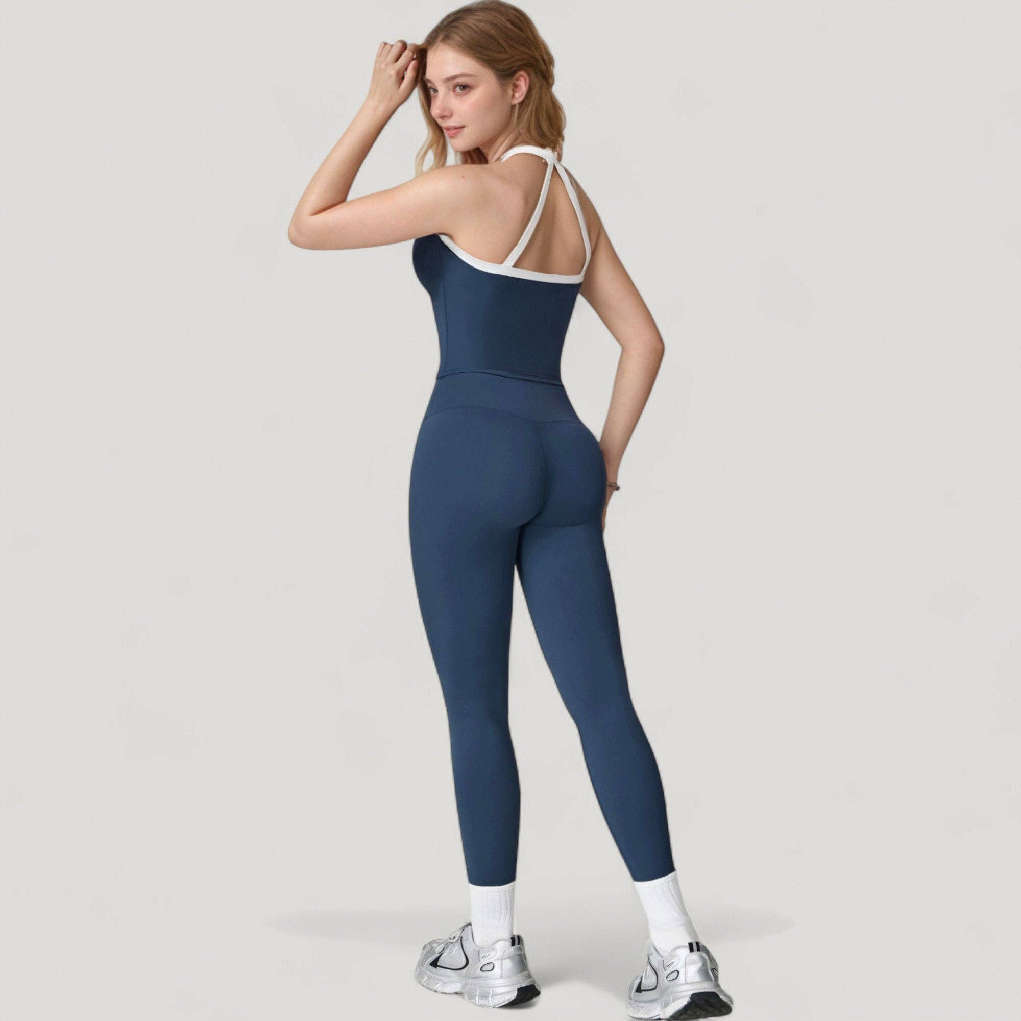 Active by Anna-Kaci - Wholesale Athletic/Lounge Leggings - Women's - High Waist Seamless Leggings with Tummy Control and Sculptin18