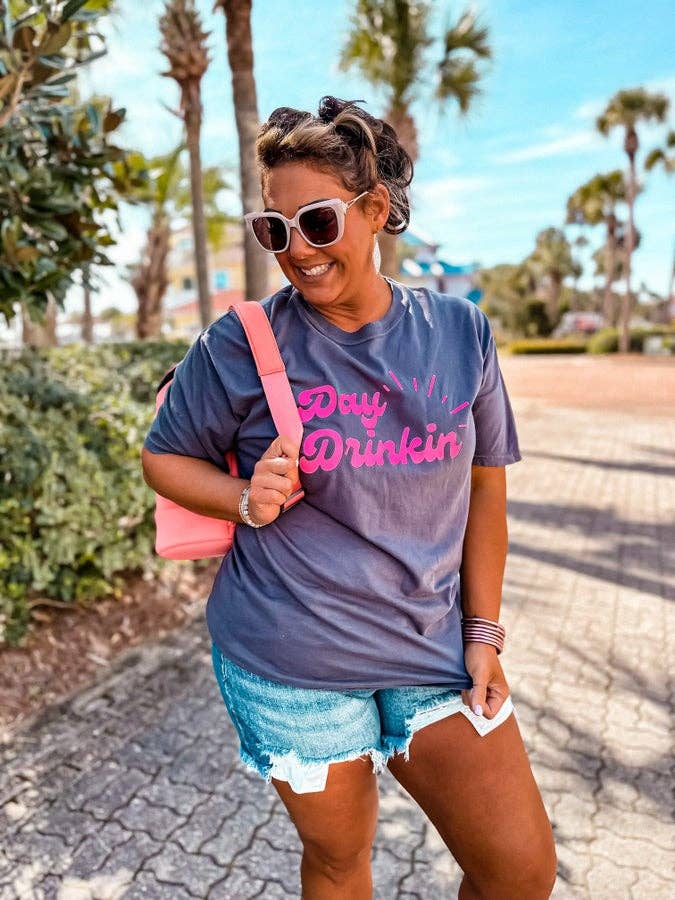 Day Drinkin Graphic Tee for wholesale by birdie