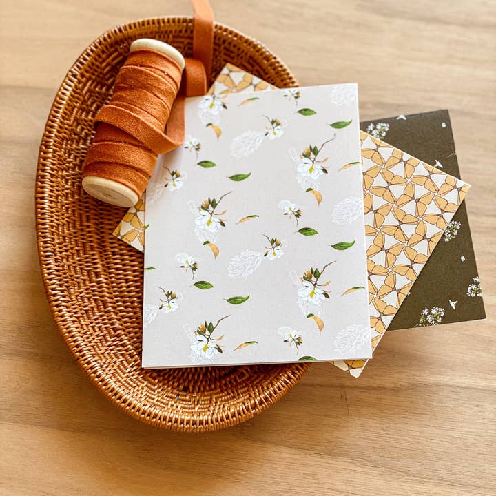 re:mused studio - Wholesale Everyday Greeting Card - Poppy Tiles A2 Greeting Card