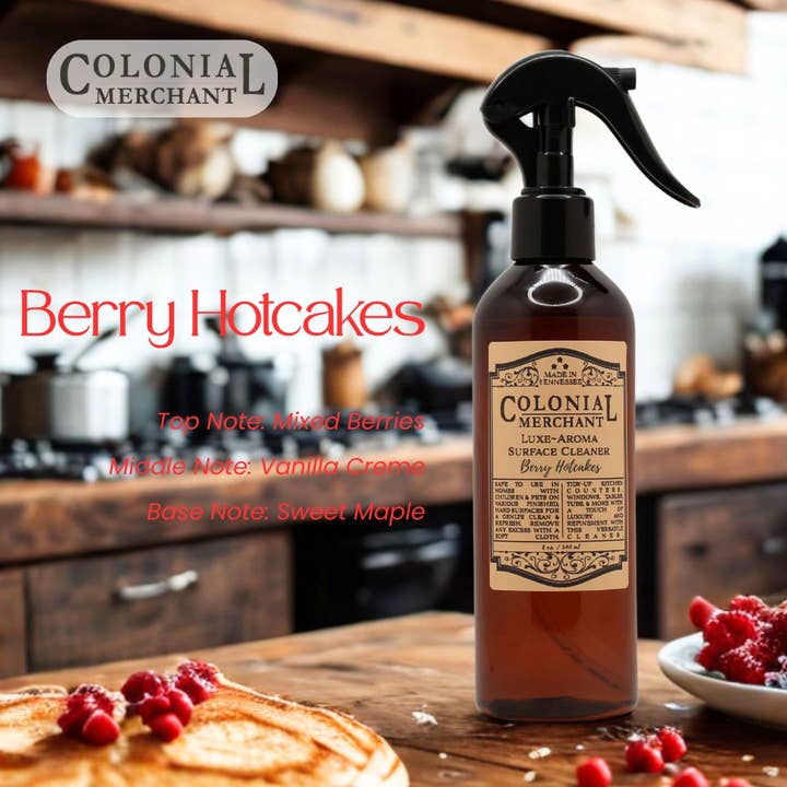 Colonial Merchant - Wholesale Multi-surface cleaner - 8 oz. Berry Hotcakes All-Purpose Surface Cleaner3