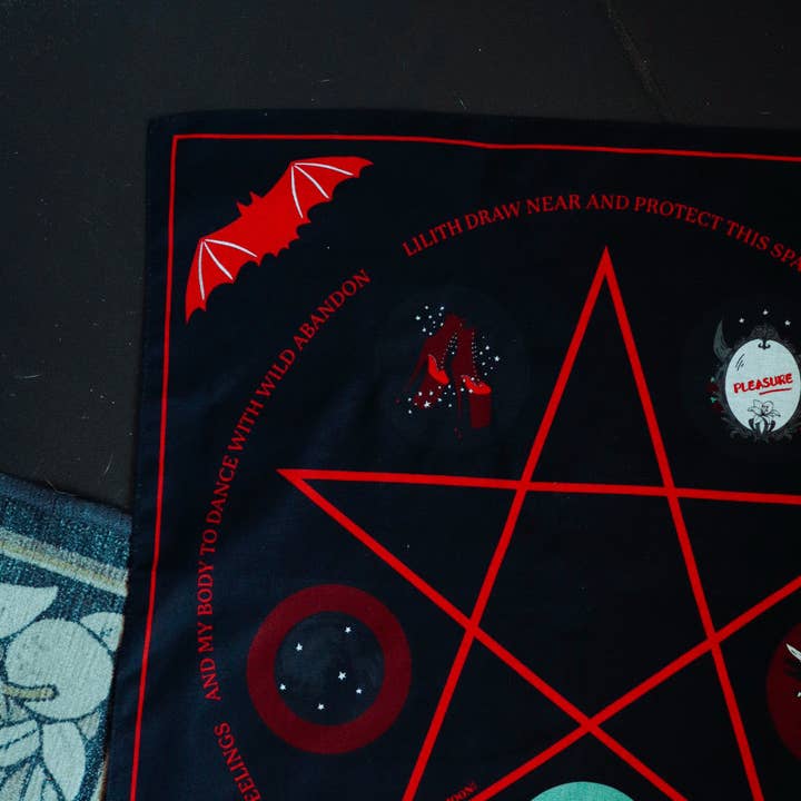 Lady Moon Co.® - Wholesale Bandana - Women's - Altar Cloth Bandana: Lilith6