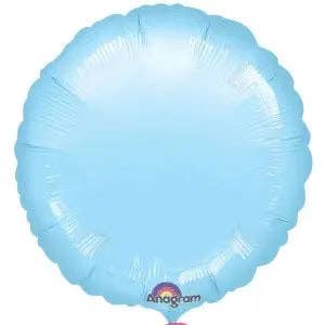 Party Expo, LLC - Wholesale Balloon - Anagram - 18" Pastel Blue Round Mylar Balloon #203