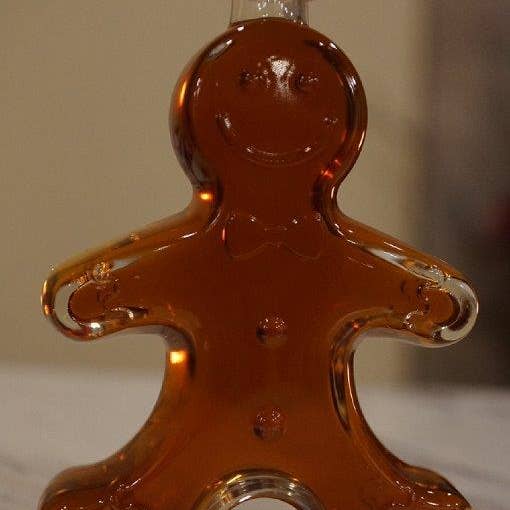 G&W Maple Products - Wholesale Maple syrup - Maple Syrup| Glass Gingerbread Man| 250 ml1