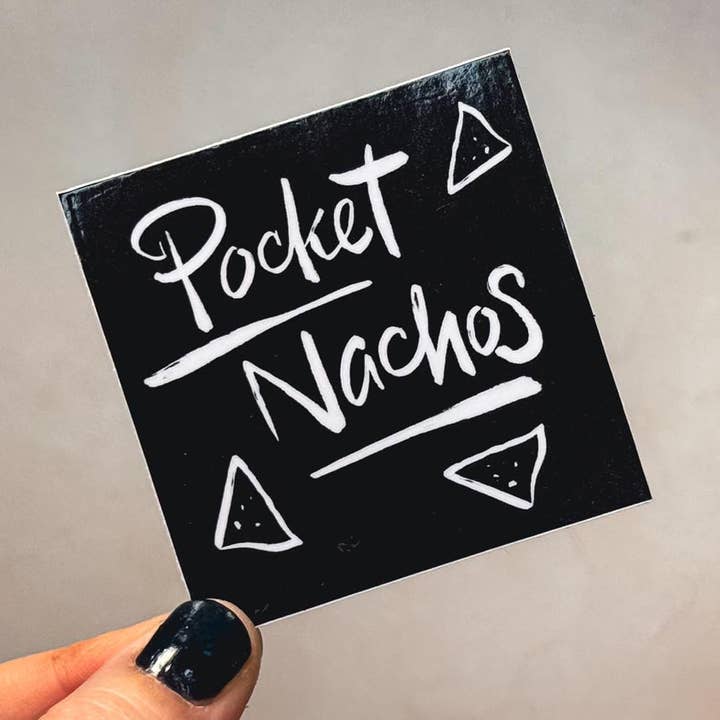 Autocollant Nachos de Poche pour la vente par Pretty Good Cards