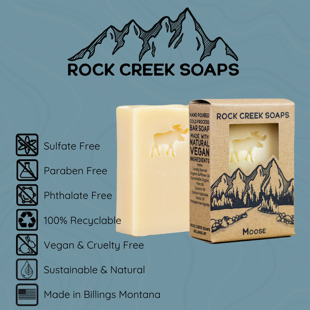 Rock Creek Soaps - Wholesale Bar Soap - Moose Bar Soap: Balsam & Cedar5