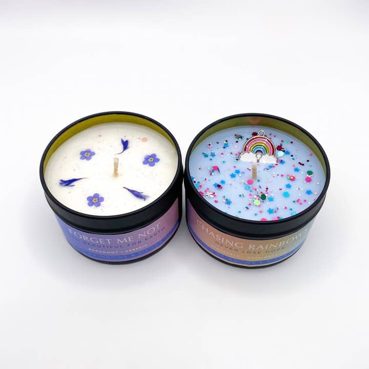 Sienna Blue Handmade – wholesale Jar/filled candle – Baby loss awareness candle