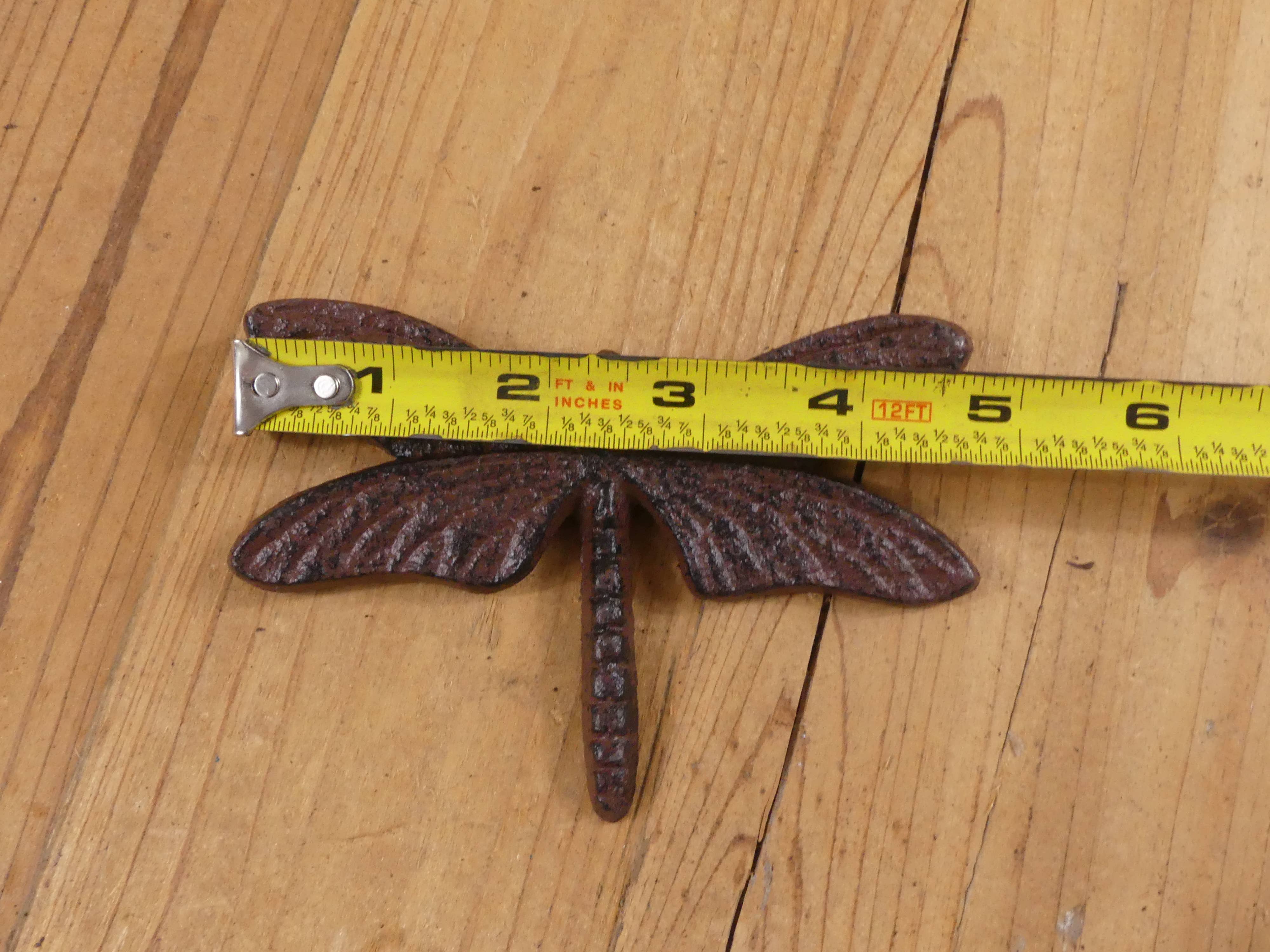 Midwest Craft House - Wholesale Wall Accent - CAST IRON DRAGONFLY WALL DECOR WITH HANGING RING3