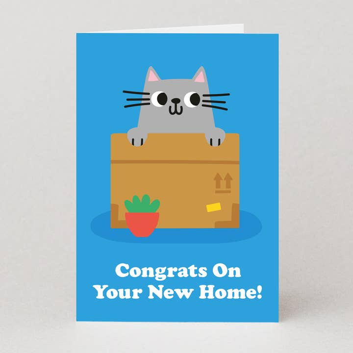 Studio Boketto – Großhandel Glückwunschkarte – Karten für das neue Zuhause der Katze | Einweihungskarten für Katzen | Katzenkarten0