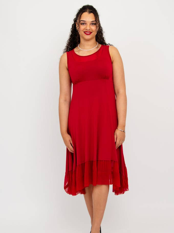 Donau Kjole, Læbestift, Bambus for engroshandel hos Blue Sky Clothing Co LLC