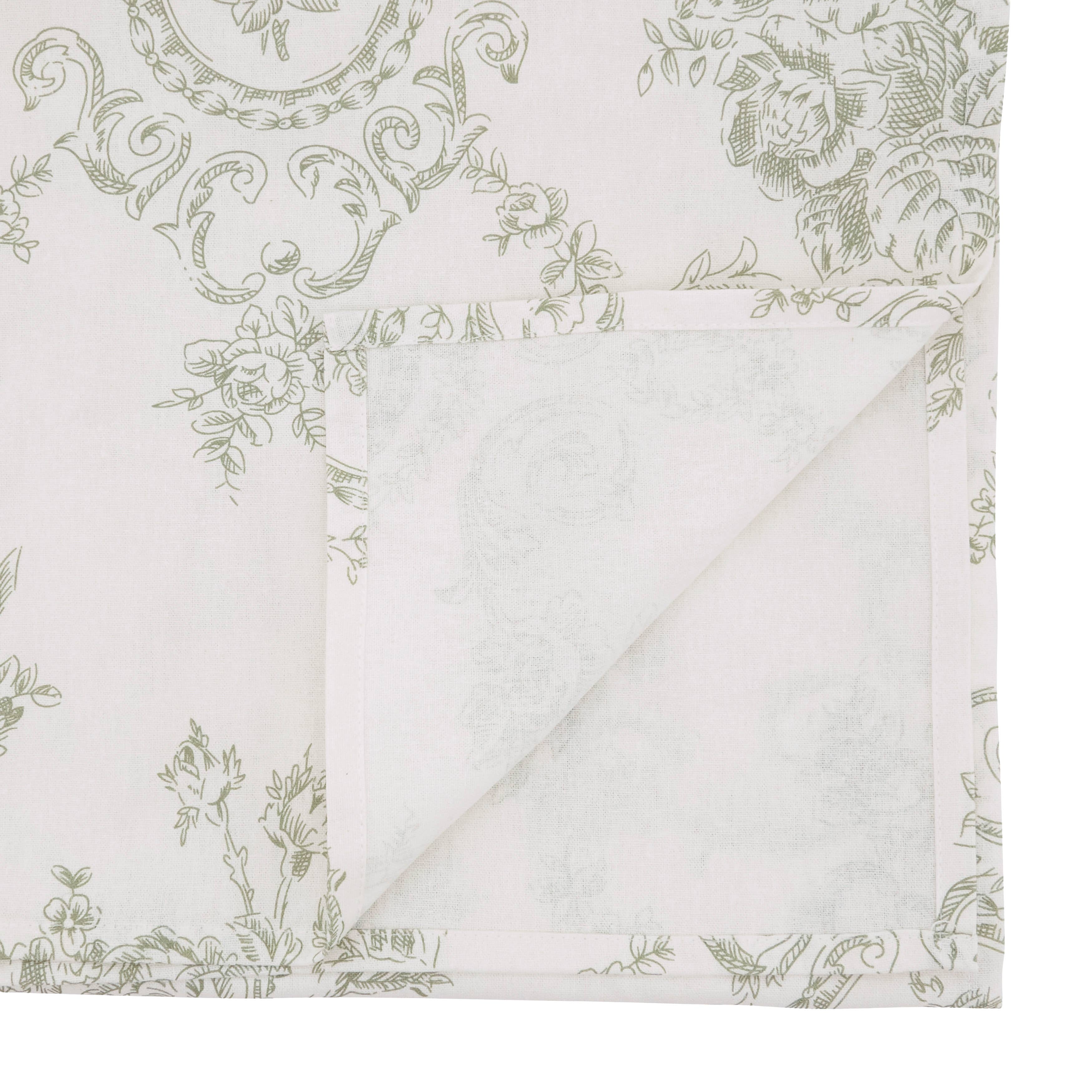 Saro Lifestyle - Wholesale Table Runner - Toile Floral Runner3