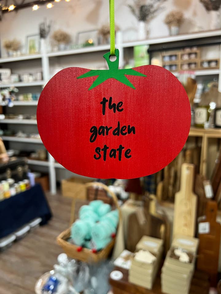New Jersey Garden State Tomato Ornament for wholesale by Pretty Handy