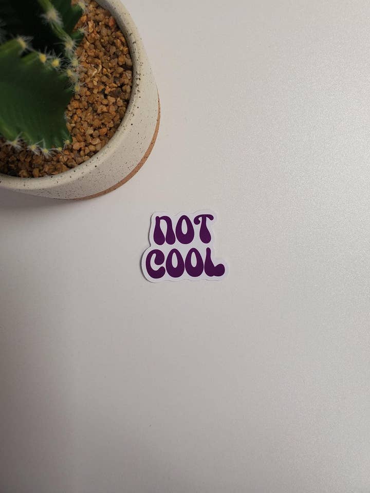 Adesivo de texto não fixe por atacado de Fig Tree Works