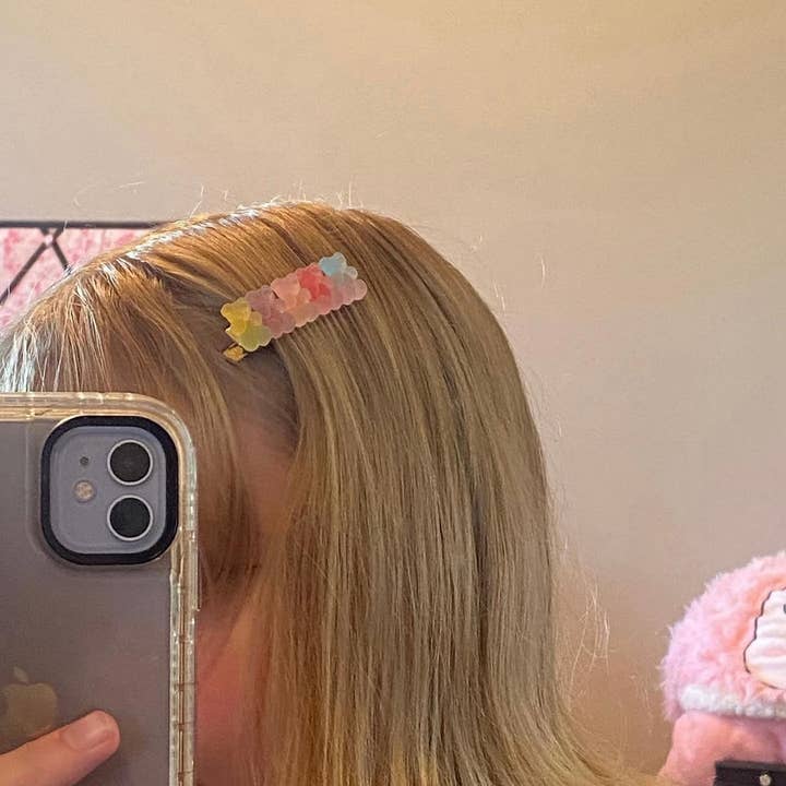 Eggy Cakes – wholesale Hair clip – Child – Gummy Bear Hair Clips1