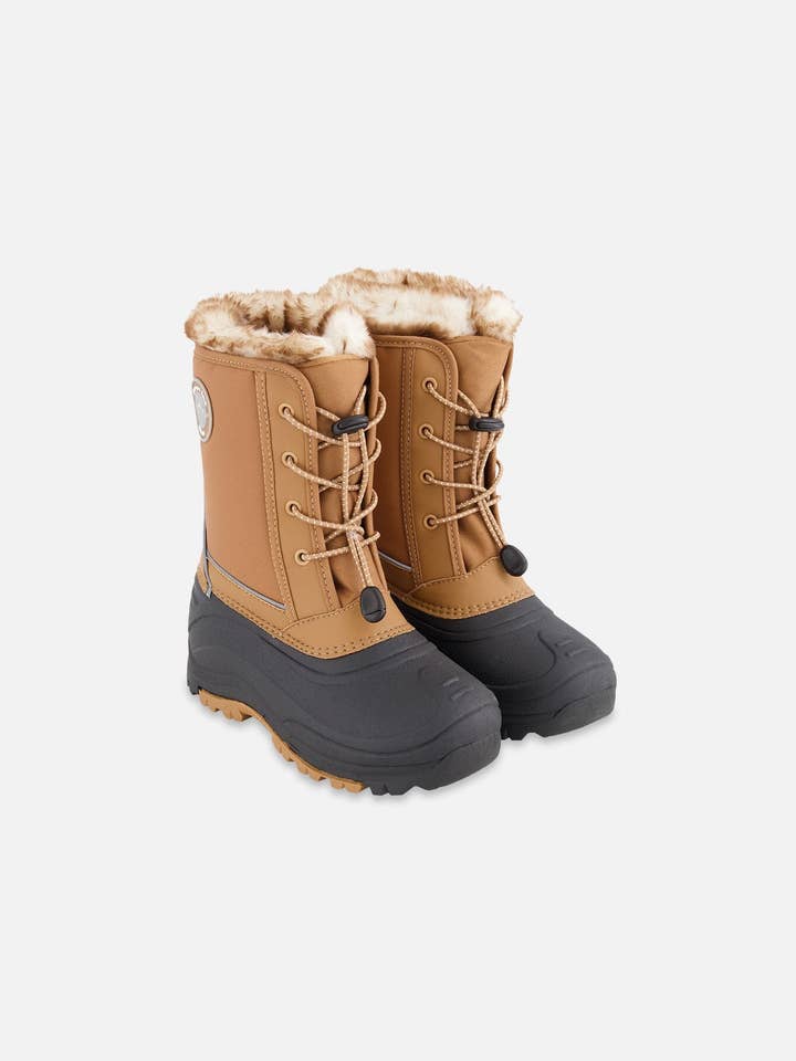 Winter Boots Brown Sugar With Removable Liner for wholesale by Deux par Deux