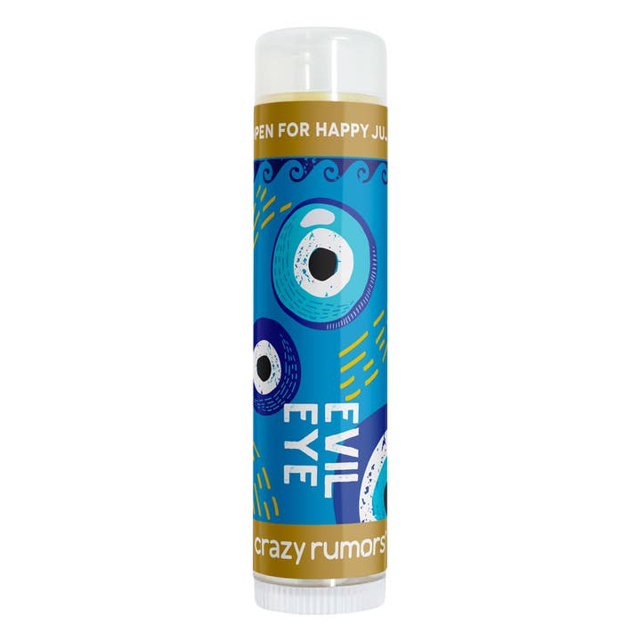 Crazy Rumors - Wholesale Lip Balm - All Natural, Vegan Happy Juju - Evil Eye Lip Balm Gift Box