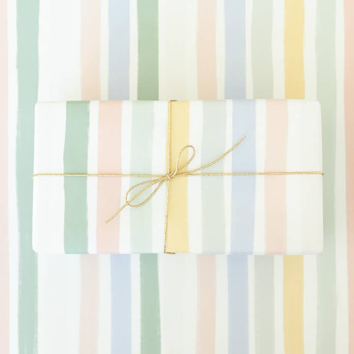 Olive and Lu Paper - Wholesale Wrapping Paper Roll - Stripe Gift Wrap0
