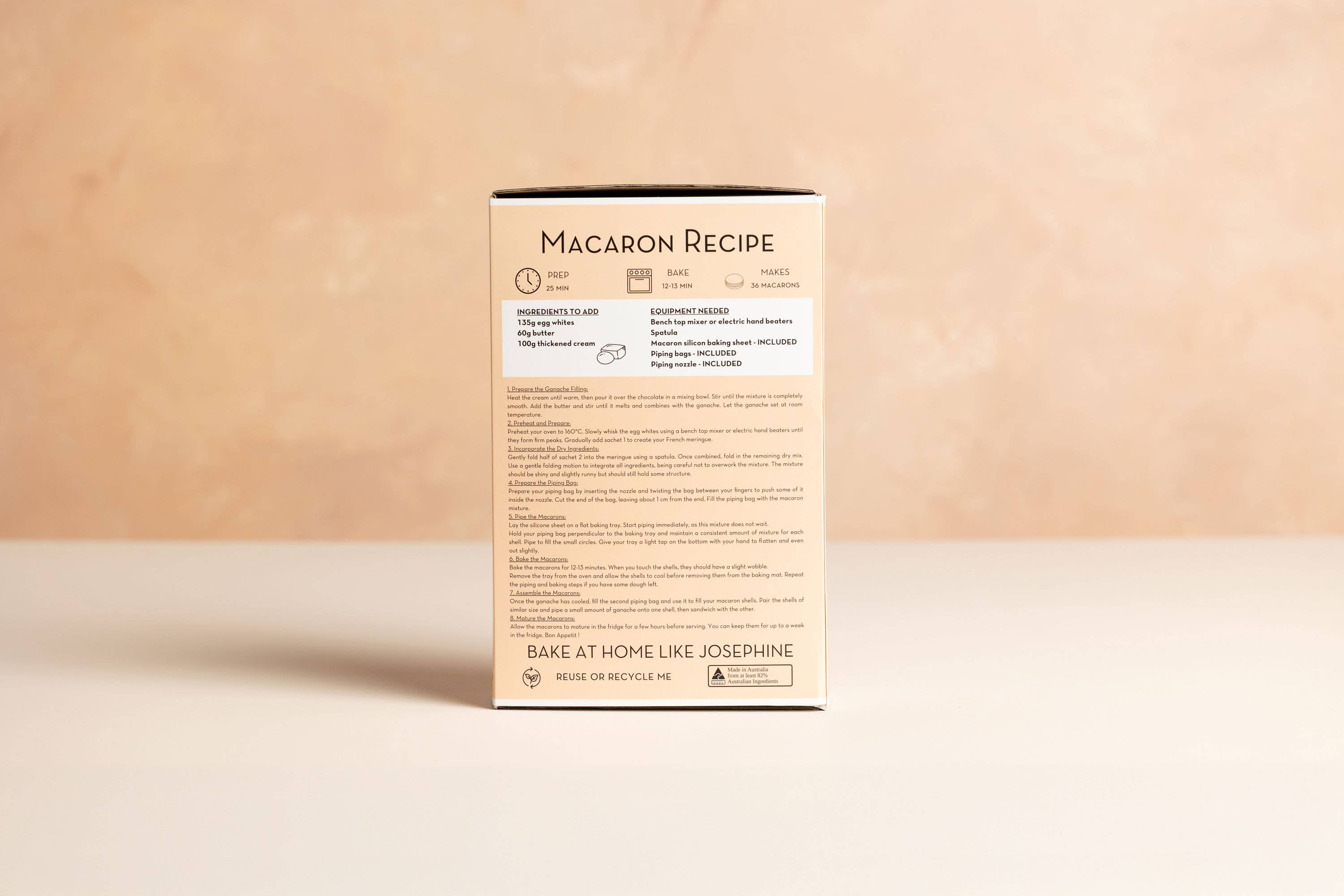 By Josephine - Wholesale Cake mix - Chocolate Macarons Baking Kit1