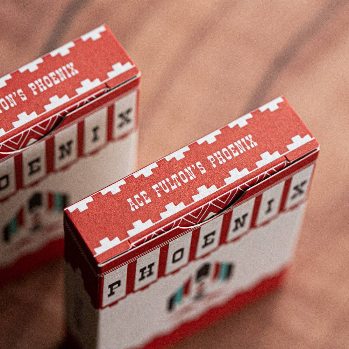 FULTONS Playing Cards - Wholesale Playing Cards - ACE FULTON'S PHOENIX CASINO PLAYING CARDS ARIZONA RED3