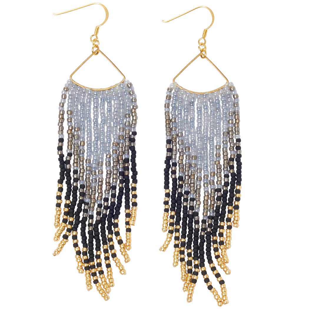 Marquet - Vente Boucles d'oreilles pendantes - Boucles d'oreilles chandelier Amanda Commerce Équitable - Cadeaux de Noël2