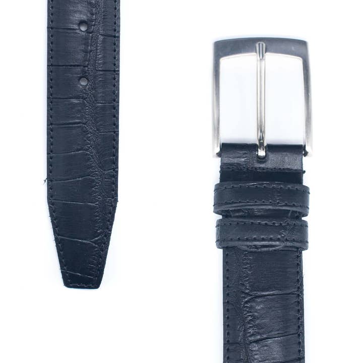 Embossing Made in Italy Ceinture en cuir véritable pour hommes LEL-05-A pour la vente par RIOECO