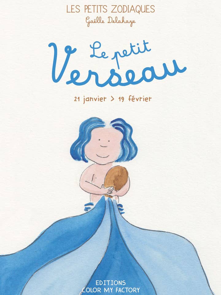 Kleiner Wassermann – Geschenk zur Geburt und zum Geburtstag für den Großhandel von Les Petits Zodiaques