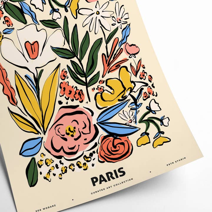PSTR Studio – wholesale Poster – Zoe - Fleurs et Plantes - Paris1