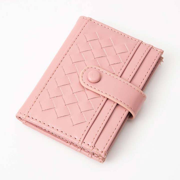 Sensibling Corp. – Engroshandel Kortetui - Dame – Klassisk vævet kortholder i kunstlæder12