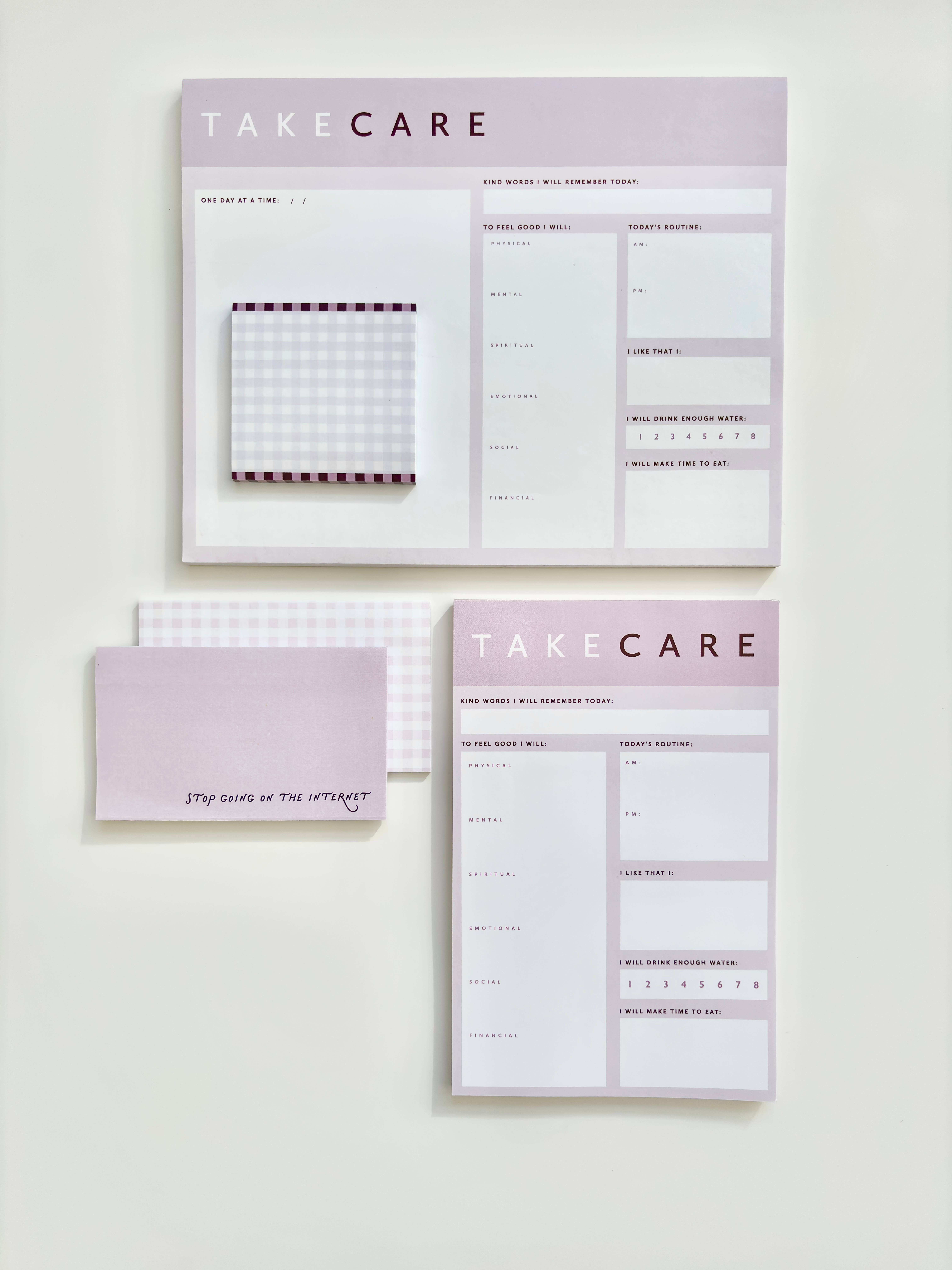 coux coux creative - Wholesale Notepad - Take Care Notepad (Large)3