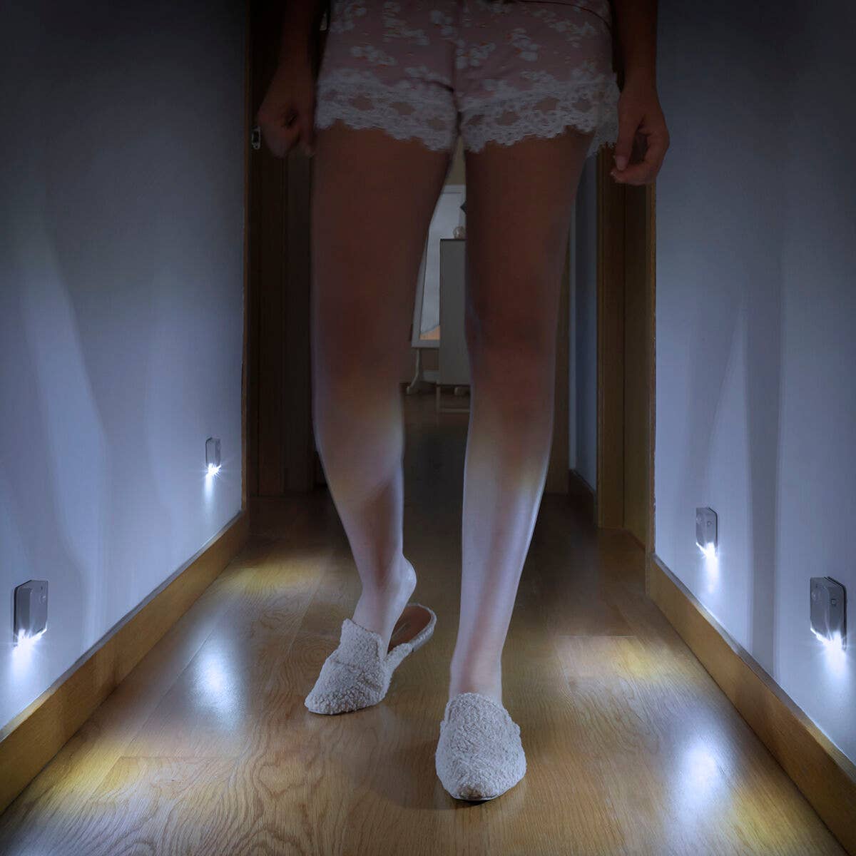 InnovaGoods - Vendita all'ingrosso Luci notturne - InnovaGoods Lumtoo Luci LED con Sensore di Movimento - 2 Pezzi2