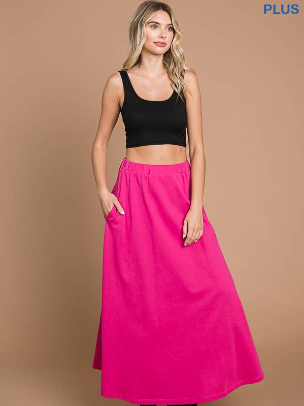 CBF1942X - MAXI FULL SKIRT for wholesale by Culture Code