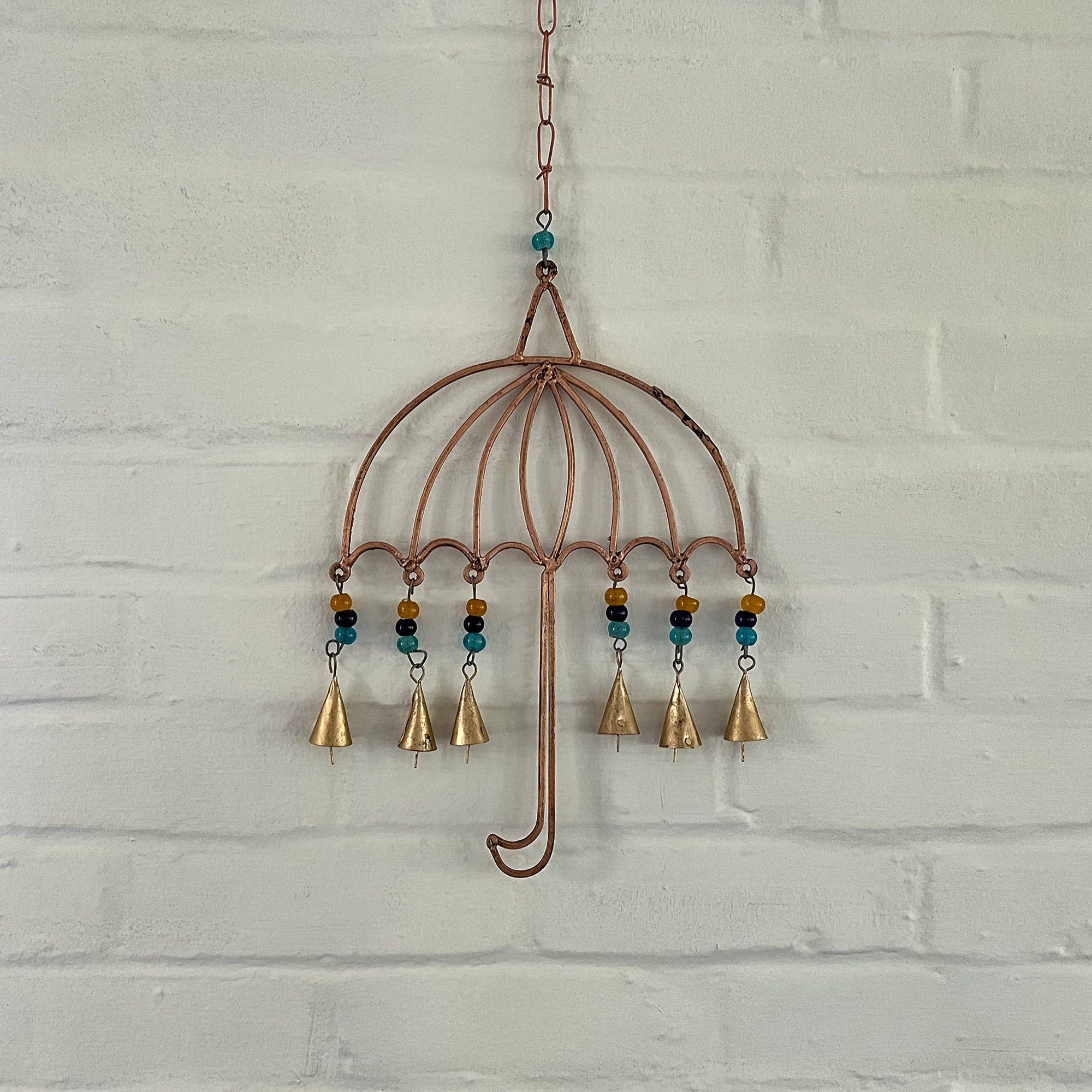 Global Crafts - Wholesale Wind Chime - Recycled Iron Umbrella Garden Chime1