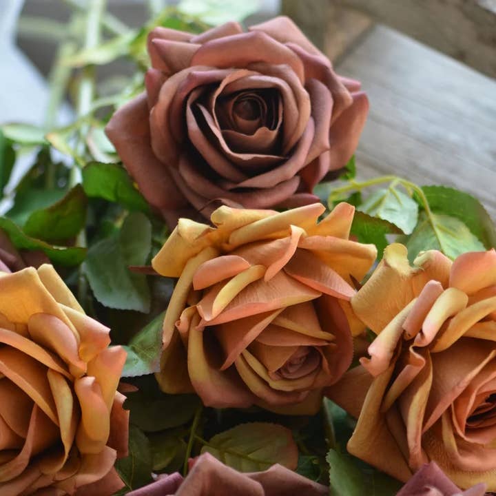 Angel Isabella - Wholesale Artificial Flowers - 29"Premium Large bloom Lifelike real touch rose