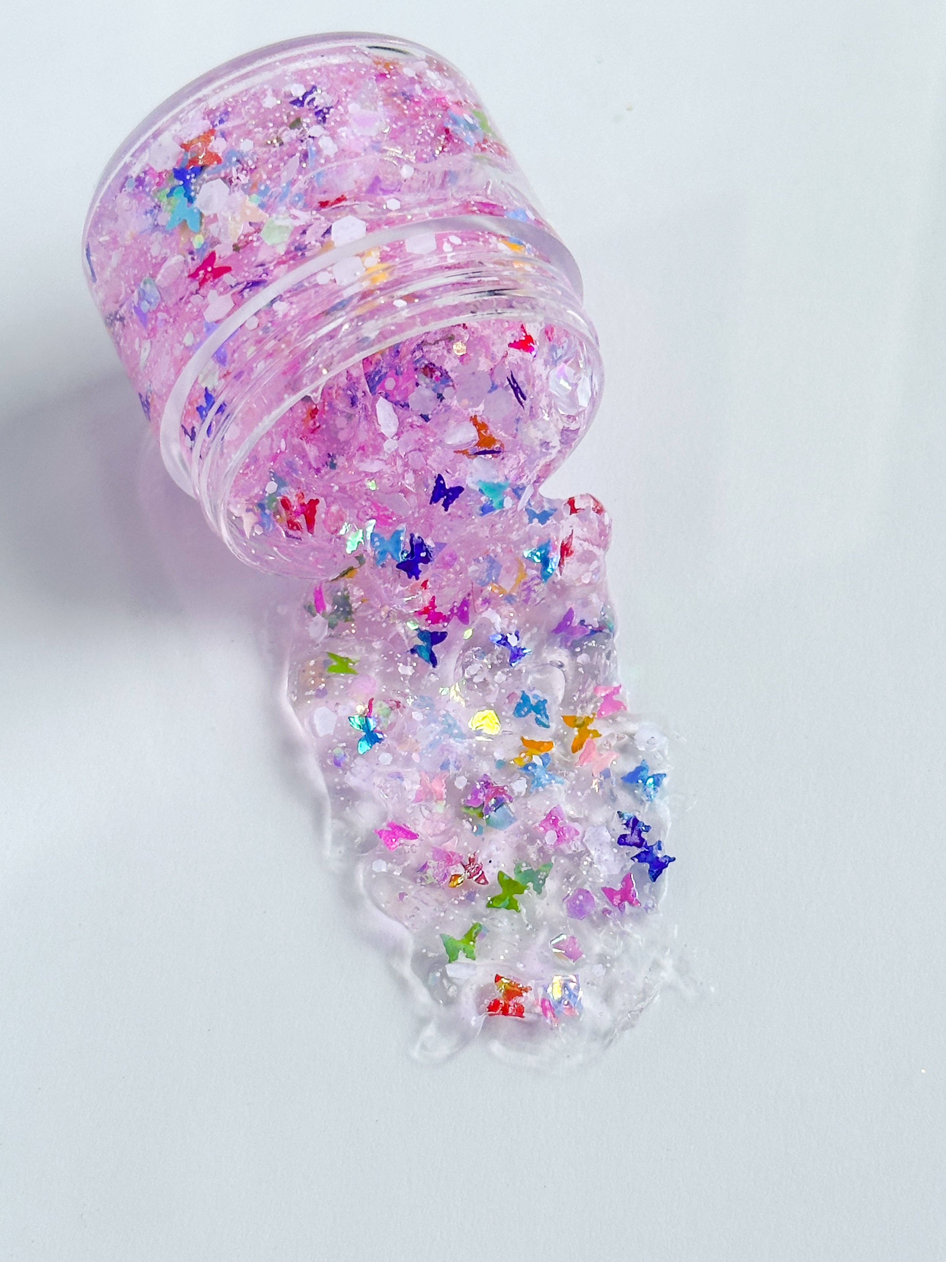 Gussy Up Bow Co – wholesale Hårglitter – Regnbågsfjäril Hårglitter2