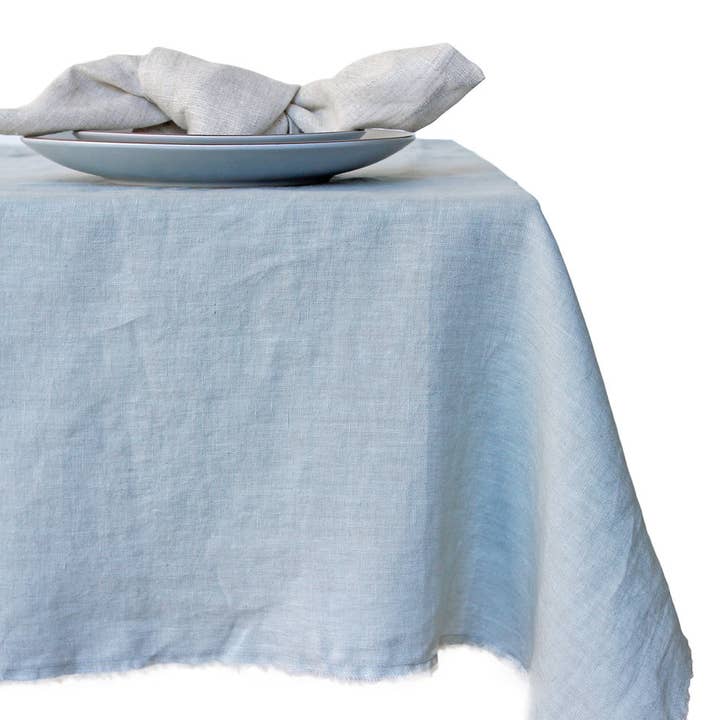 Giardino Segreto - Wholesale Tablecloth - TORN pure linen tablecloth1