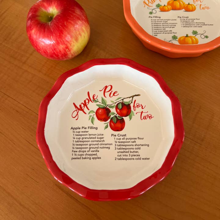 Abbey & CA Gift - Wholesale Serving Plate - !New! Mini Pie Recipe PlatesÂ