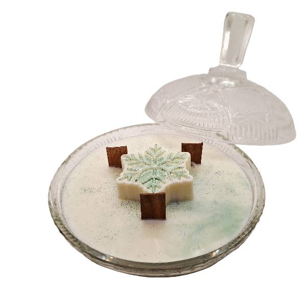 Vela de Madera con Mecha de Madera de Elfos del Bosque de Cristal de Plomo para venta al por mayor de Beloved Bijou Adornments and Apothecary