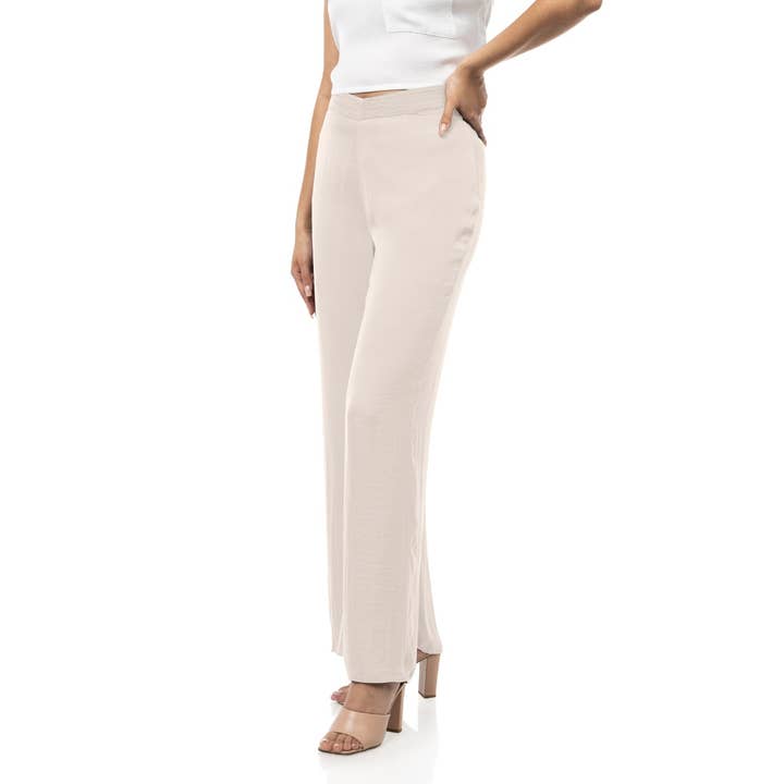 Naked Zebra Rack - Wholesale Pants - Women's - Ruched Waist Satin Pants10