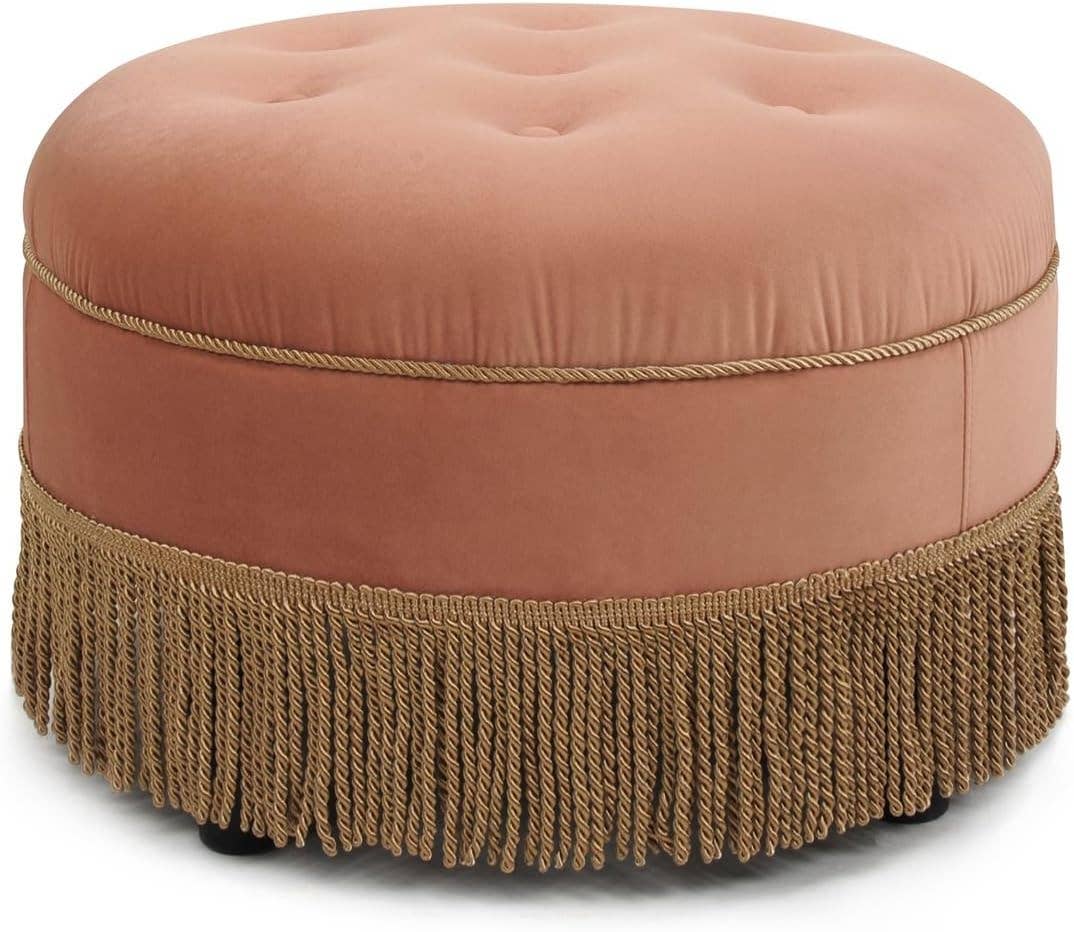 Jennifer Taylor Home - Wholesale Ottoman - Yolanda 24" Round Upholstered Accent Ottoman24