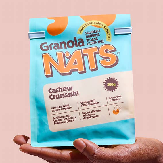 NATS - Wholesale Granola - Granola sin gluten de Anacardos , semillas y frutos rojos0