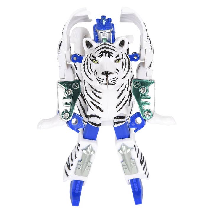 La Luna Bella - Toys - Vente Jouet classique – enfant - Jouets pour enfants WHITE TIGER ROBOT ACTION FIGURE LLB