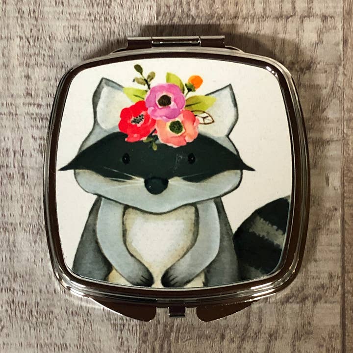 Miroir compact - Rita le Raton Laveur pour la vente par GP Originals