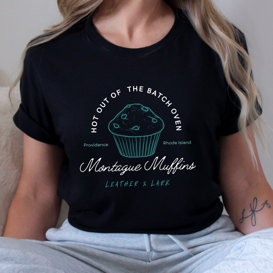 Little Smut Closet - Wholesale T-Shirt (Graphic) - Women's - Officially Licensed Brynne Weaver Leather and Lark Montague Muffins Shirt4