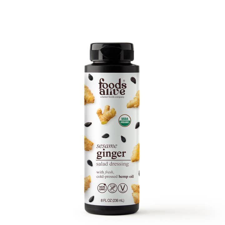 Foods Alive – Großhandel Salatdressing – Sesam-Ingwer-Salatdressing